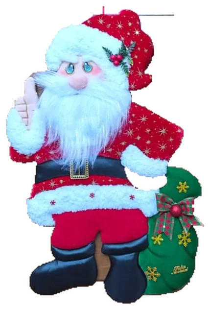 Colgante Noel, producto artesanal de tela de Manualidades Hilda